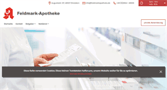Desktop Screenshot of feldmark-apotheke.de
