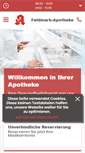 Mobile Screenshot of feldmark-apotheke.de